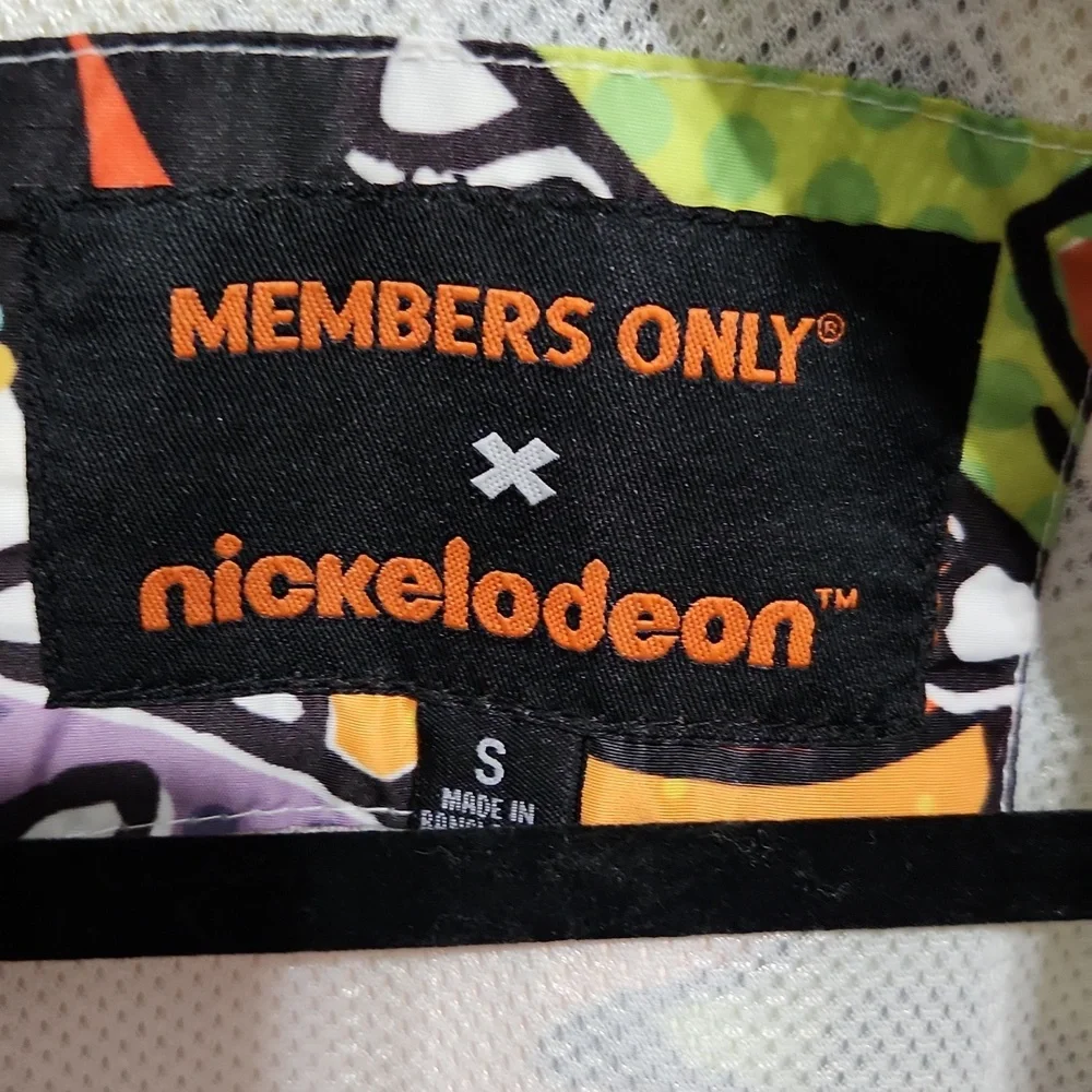 Members only nickelodeon collab windbreaker - Picture 6 of 6